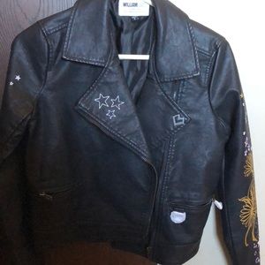 kid's leather jacket